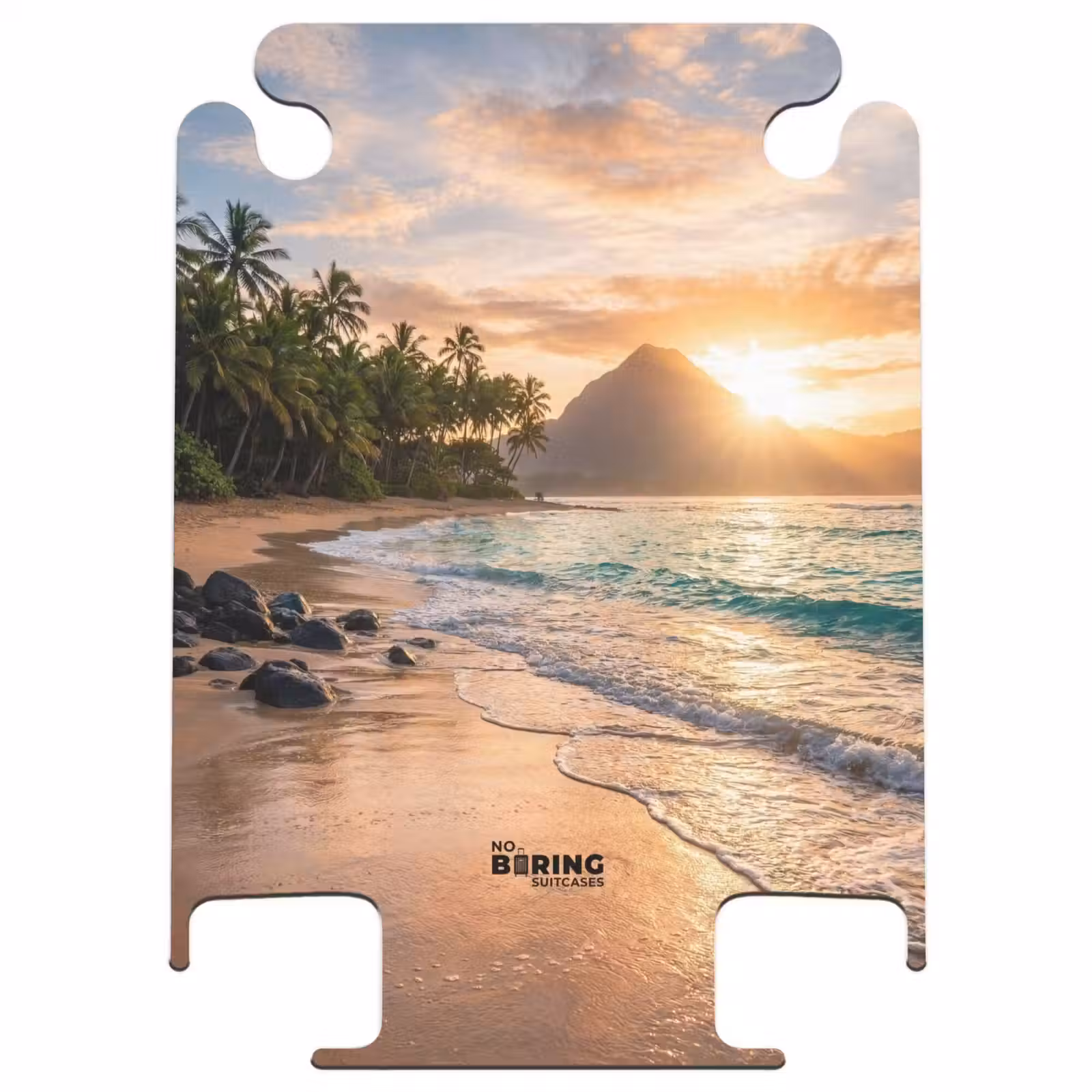 CaseSwap™ - Meer – Berge – Landschaft – Tropisch – Gold — 1