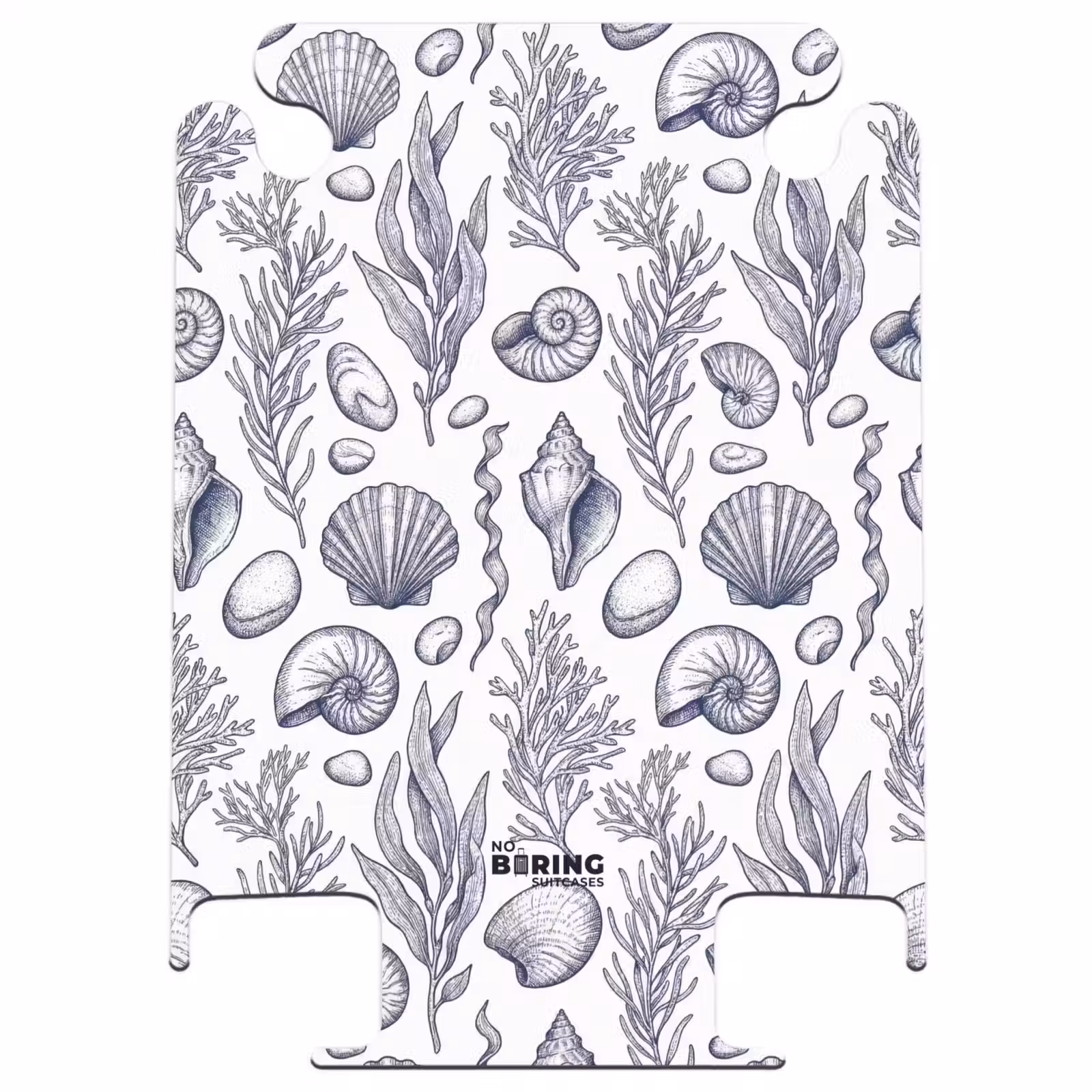 CaseSwap™ - Muscheln – Seetang – Ozean – Illustration – Blau — 1