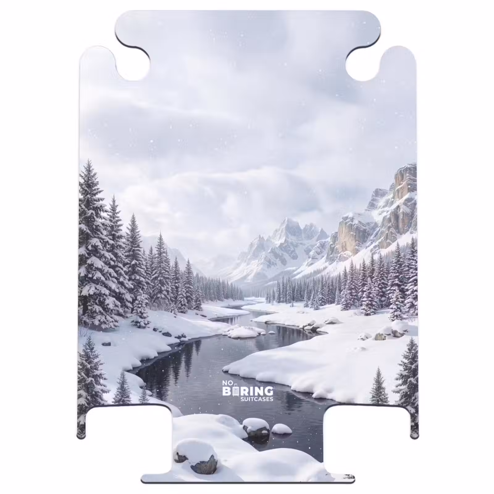 CaseSwap™ - Schneelandschaft – Berge – Fluss – Winter — 1