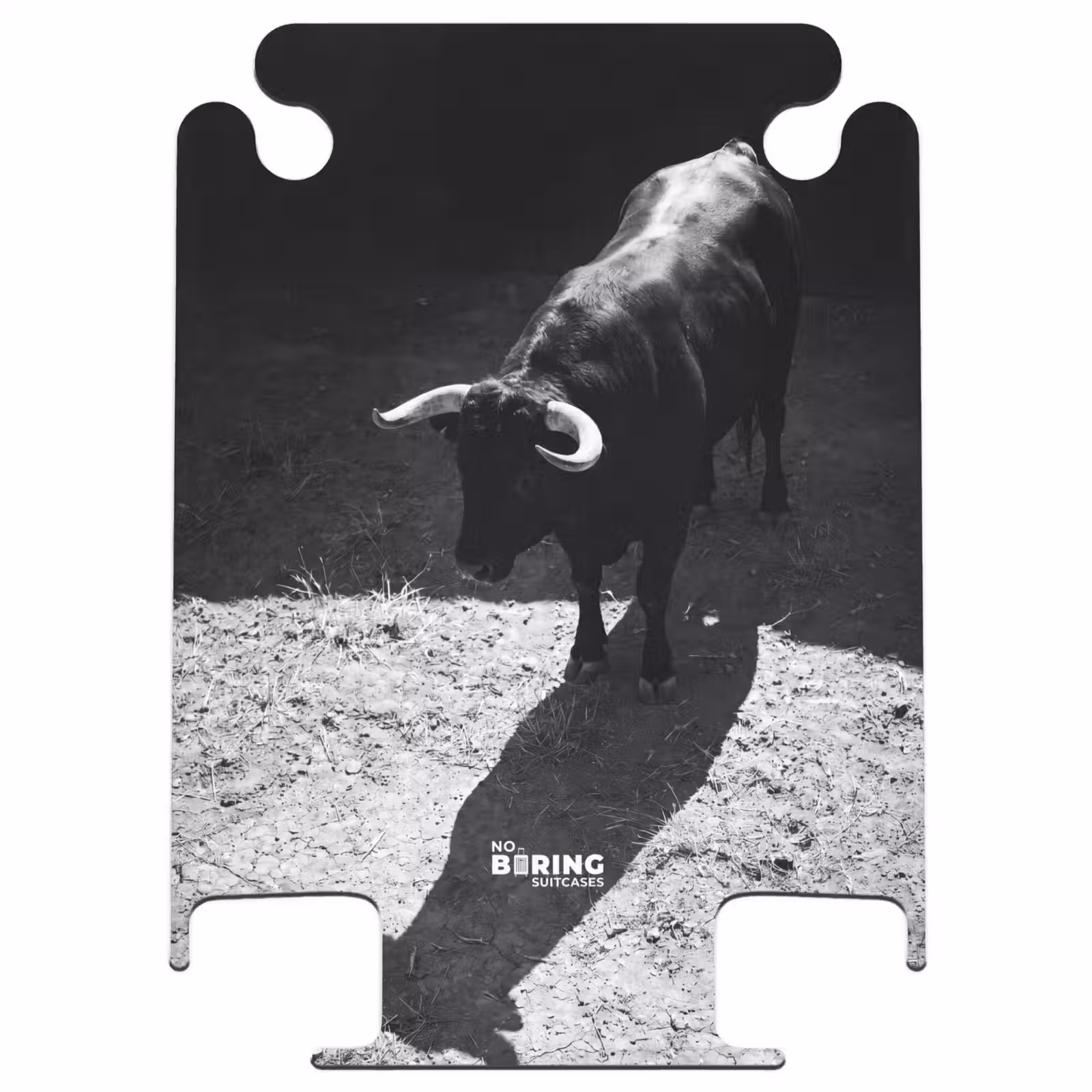 CaseSwap™ - Stier – Schatten – Tiere – Kontrast – Schwarz-Weiß — 1