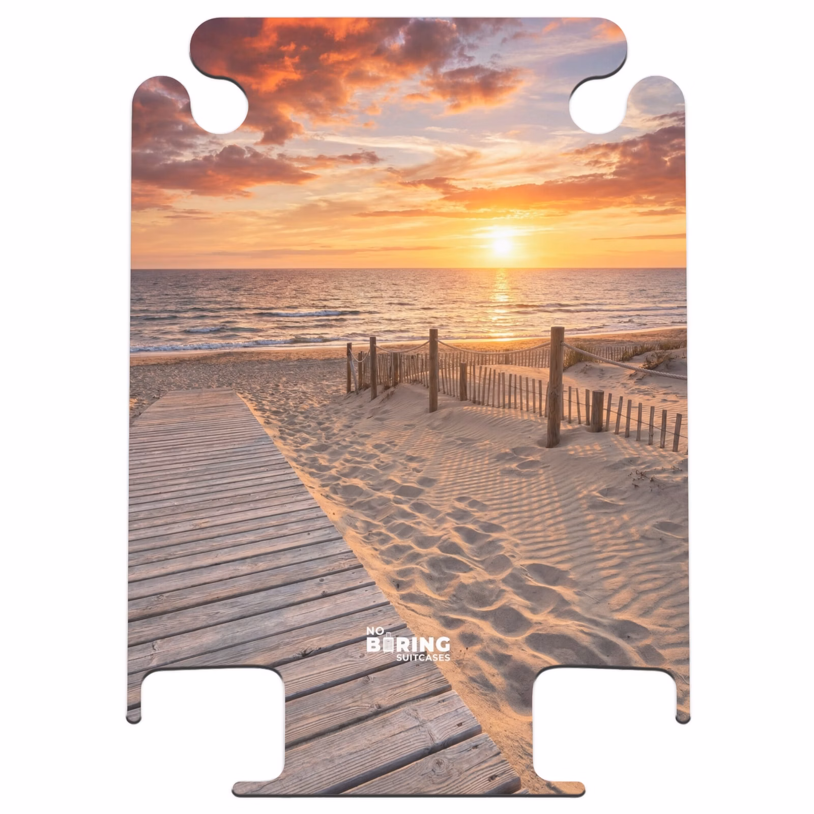 CaseSwap™ - Strand – Sonnenuntergang – Meer – Natur – Orange — 1