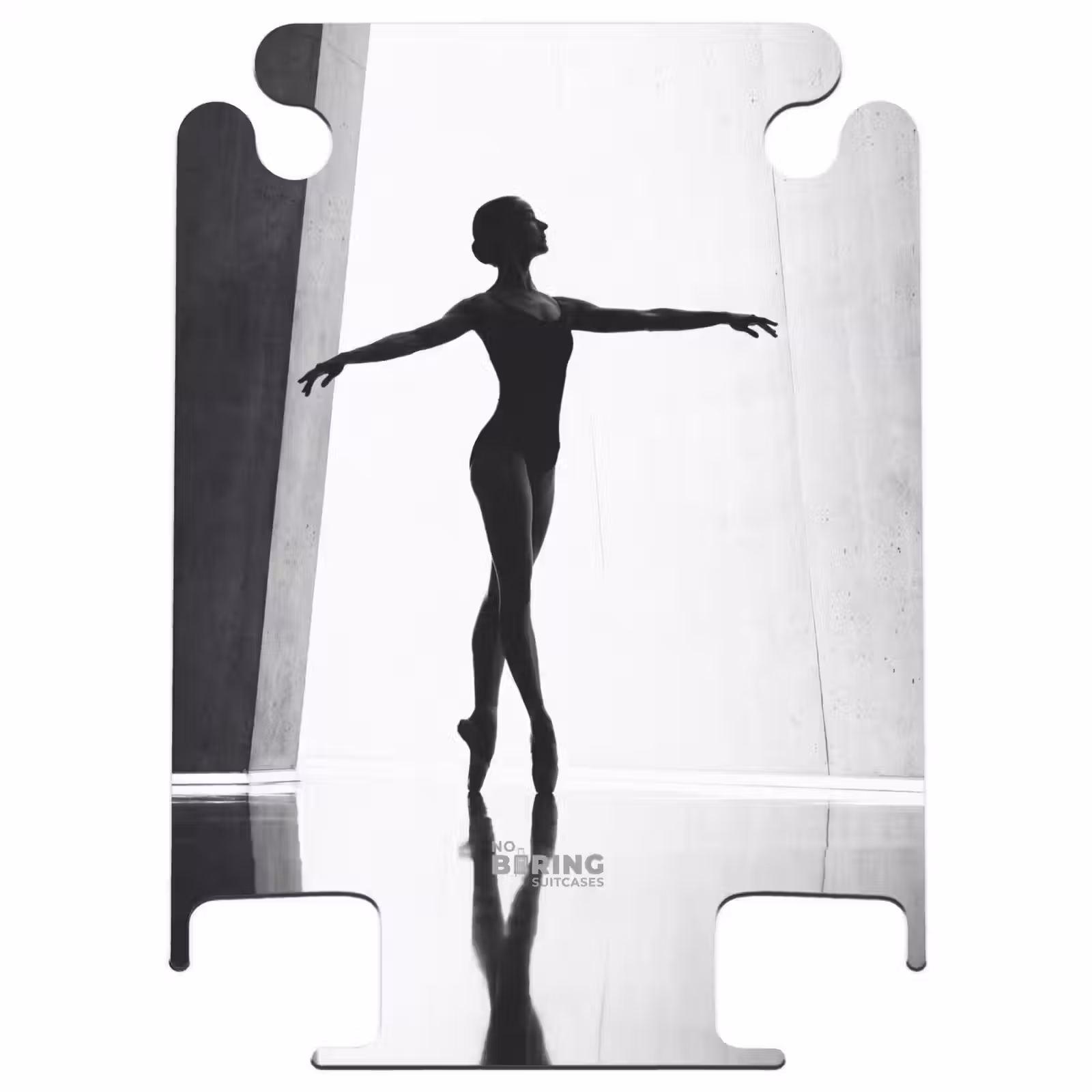 CaseSwap™ - Tänzerin – Silhouette – Kunst – Modern – Schwarz-Weiß — 1