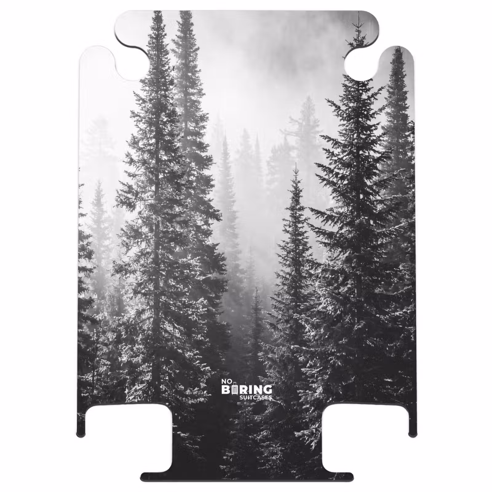 CaseSwap™ - Wald – Nebel – Winter – Monochrom – Natur — 1