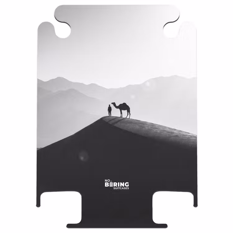 CaseSwap™ - Mensch – Kamel – Sanddüne – Natur – Monochrom — 1