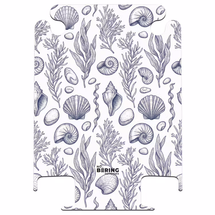 CaseSwap™ - Muscheln – Seetang – Ozean – Illustration – Blau — 1