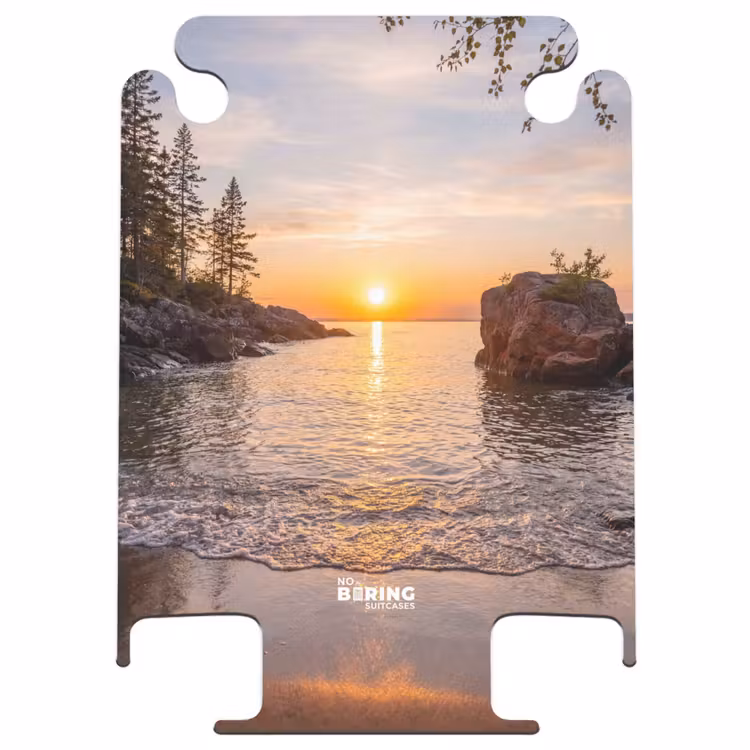 CaseSwap™ - Sonnenuntergang – Küste – Wasser – Natur – Orange — 1