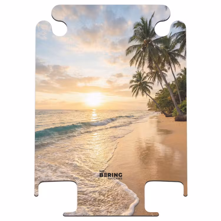 CaseSwap™ - Strand – Sonnenuntergang – Tropisch – Natur – Gold — 1
