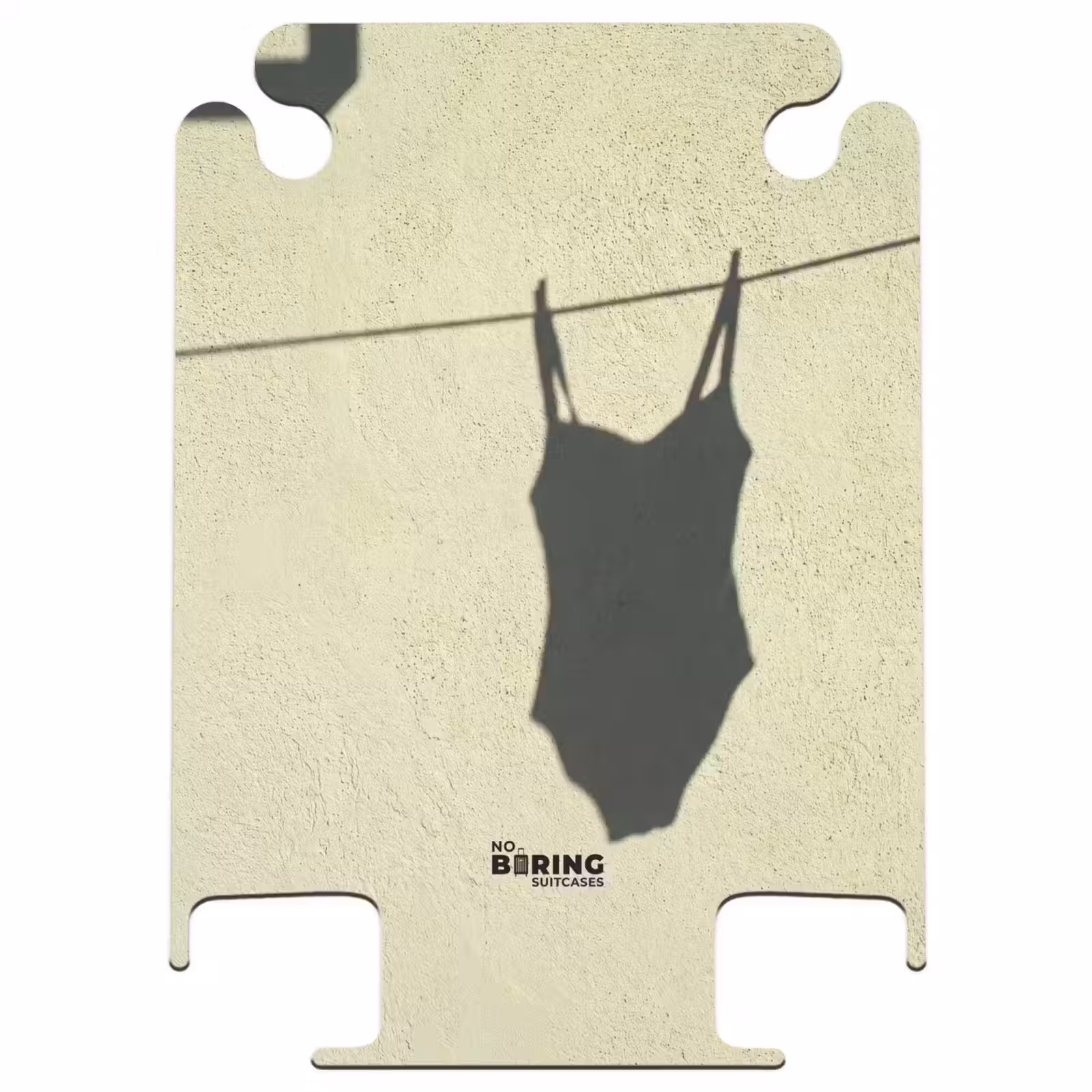 CaseSwap™ - Badeanzug – Schatten – Mauer – Sommer – Minimalistisch — 1