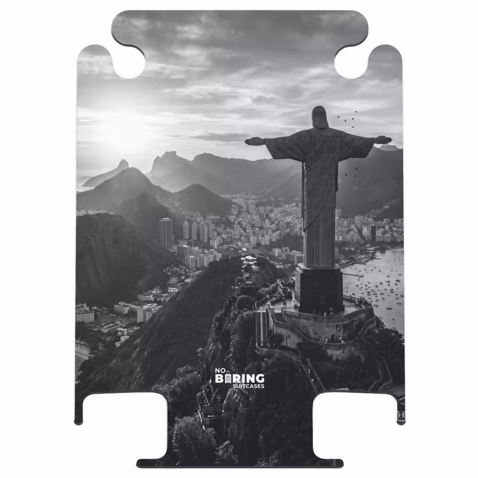 CaseSwap™ - Denkmal – Stadtansicht – Landschaft – Schwarz – Weiß — 1