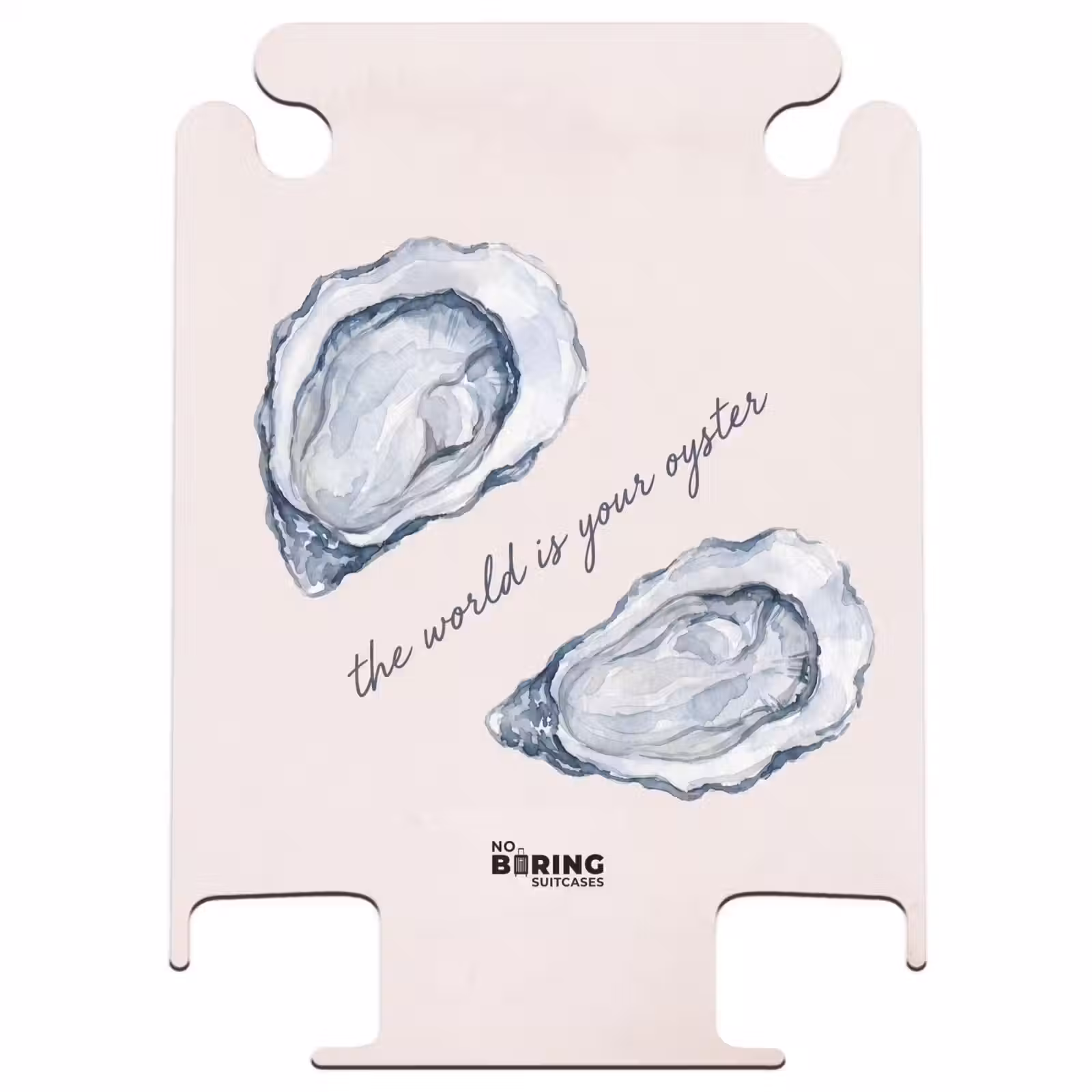 CaseSwap™ - Meeresleben – Auster – Aquarell – Minimalistisch – Blau — 1