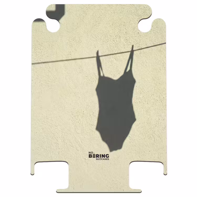 CaseSwap™ - Badeanzug – Schatten – Mauer – Sommer – Minimalistisch — 1