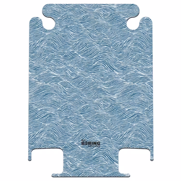 CaseSwap™ - Blau – Weiß – Wellen – Gezeichnet – Textur — 1