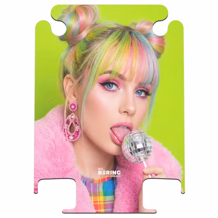CaseSwap™ - Frau – Buntes Haar – Pop-Art – Modern – Lebhaft — 1