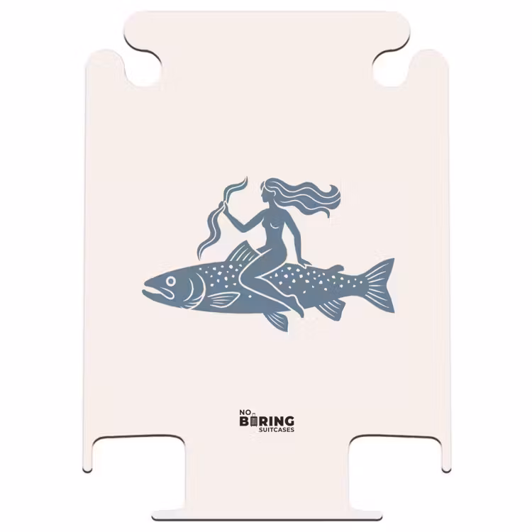 CaseSwap™ - Frau – Fisch – Fantasie – Abstrakt – Blau — 1