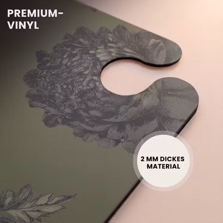 CaseSwap - Klassisch – botanisch – olivgrün – Blumen — 6