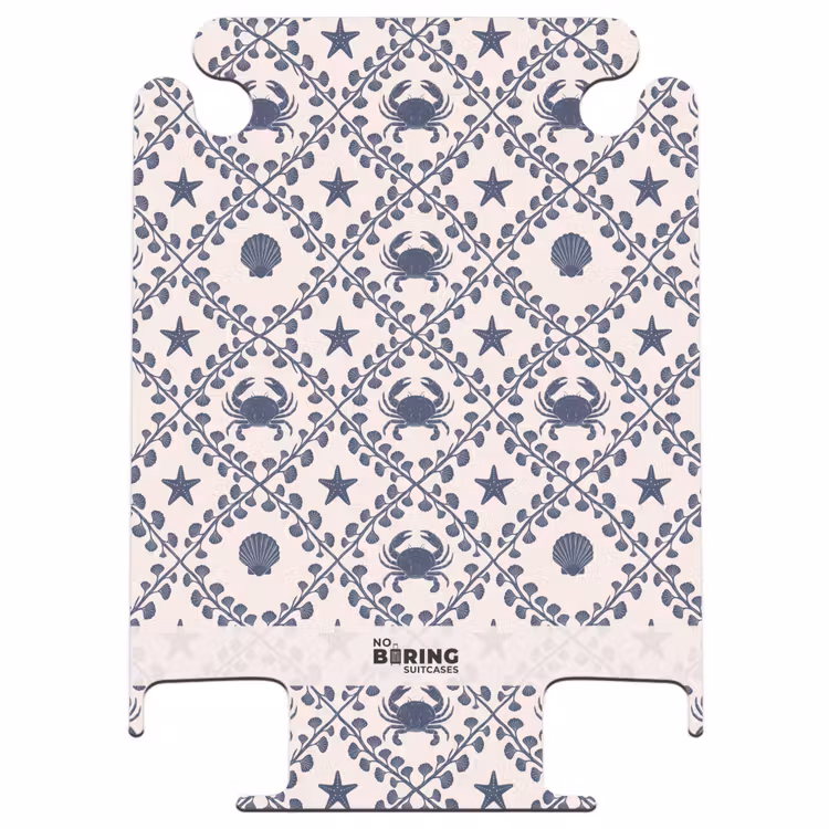 CaseSwap™ - Meer – Krabbe – Seestern – Muster – Blau — 1