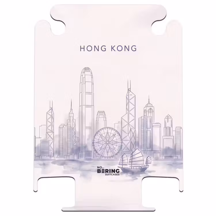 CaseSwap™ - Stadt – Skyline – Wasser – Strichzeichnung – Blau — 1