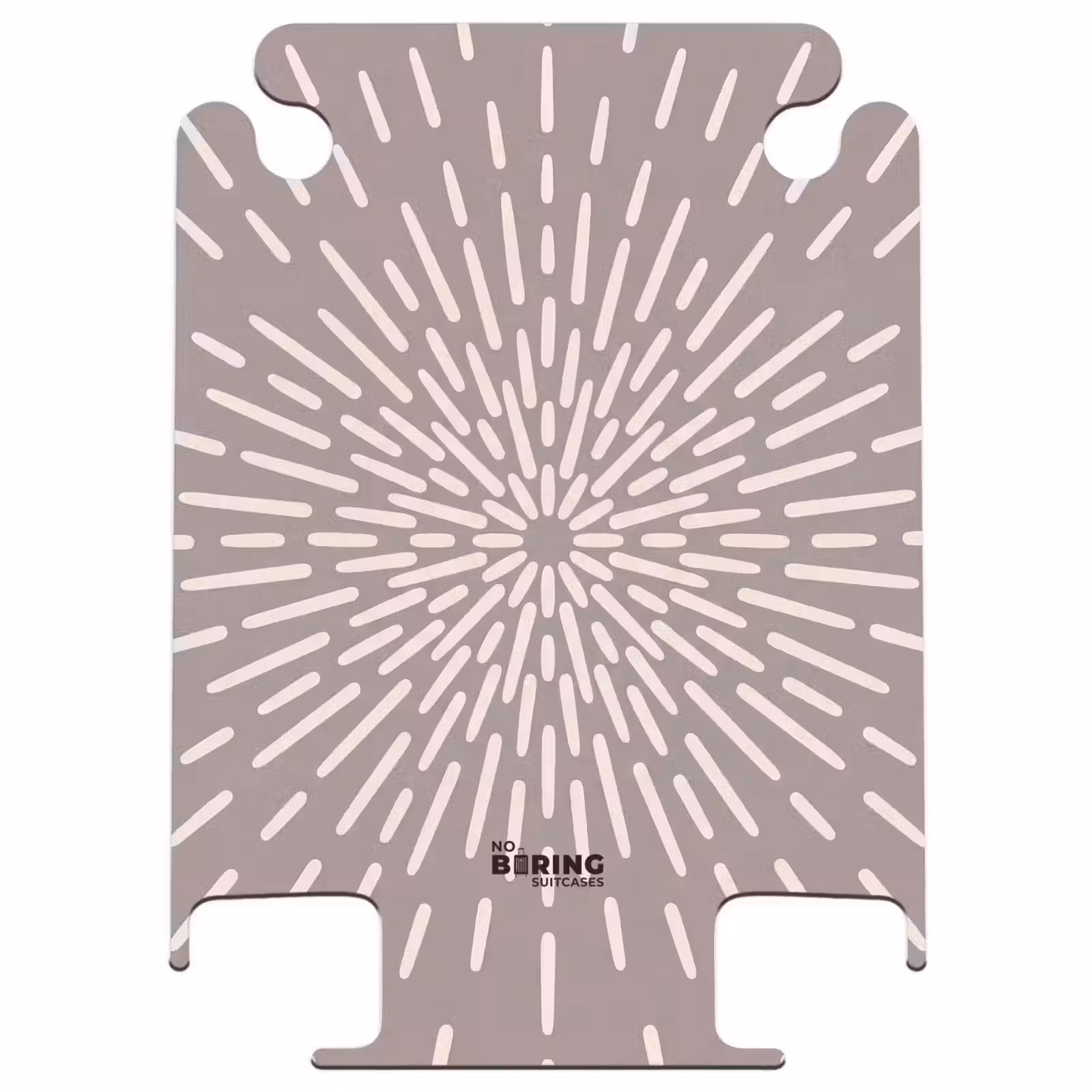 CaseSwap™ - Muster – Strahlen – Abstrakt – Modern – Grau — 1