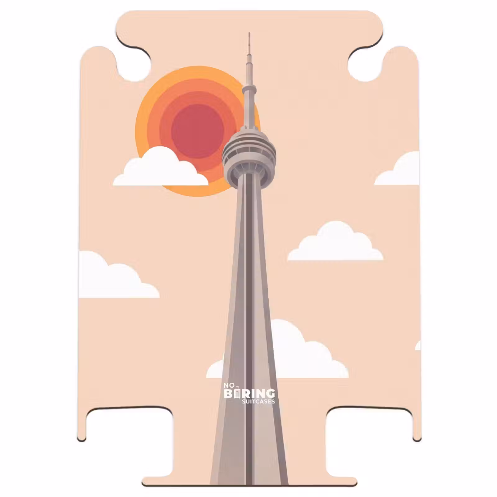 CaseSwap™ - Stadt – Gebäude – Architektur – Retro – Orange — 1