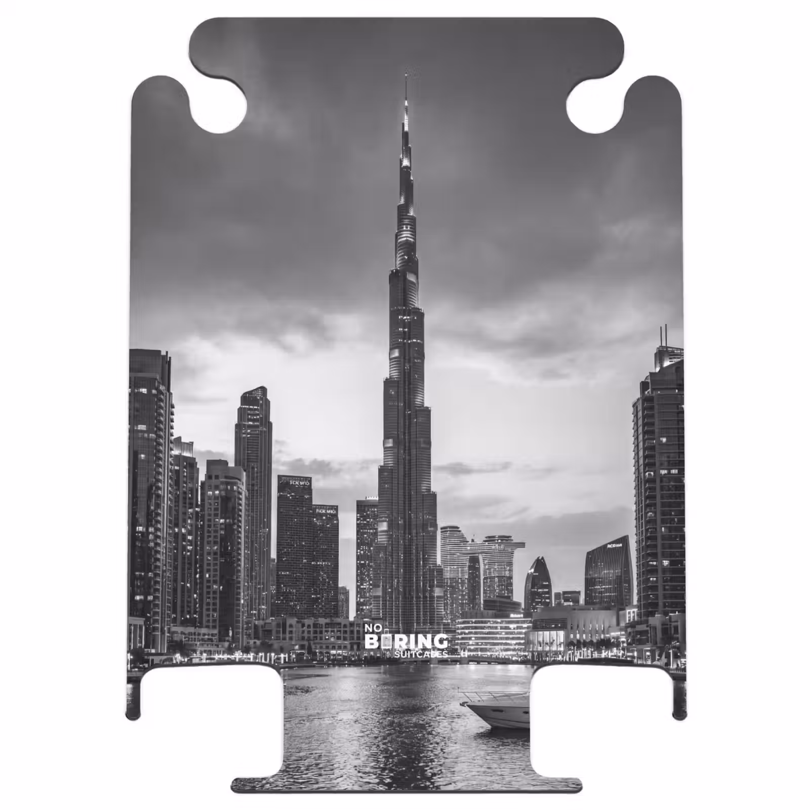 CaseSwap™ - Stadt – Skyline – Architektur – Abend – Schwarz-Weiß — 1