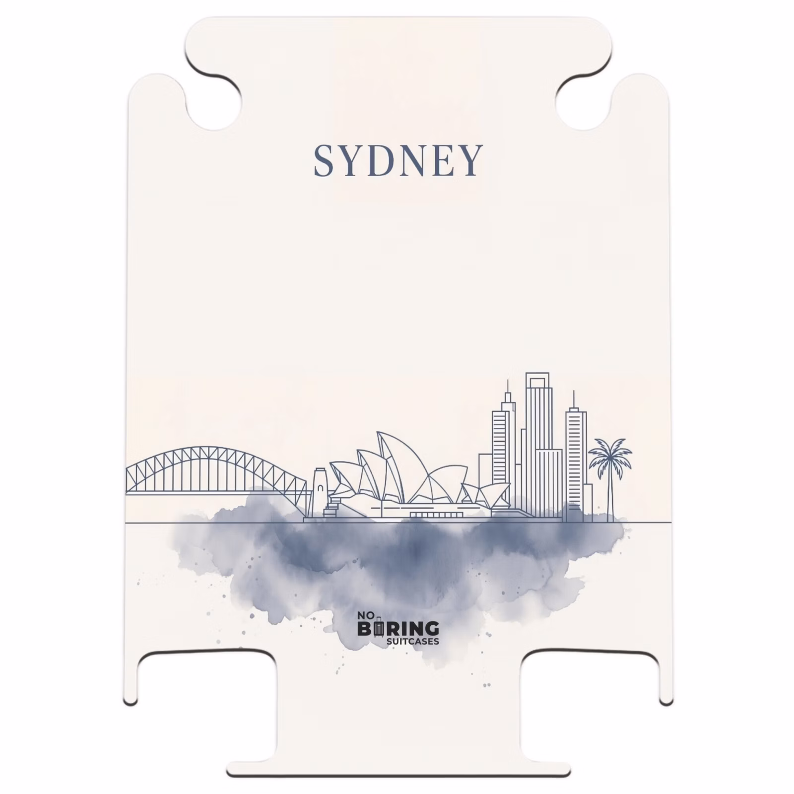 CaseSwap - Stadt – Skyline – Architektur – Minimalistisch – Blau — 1
