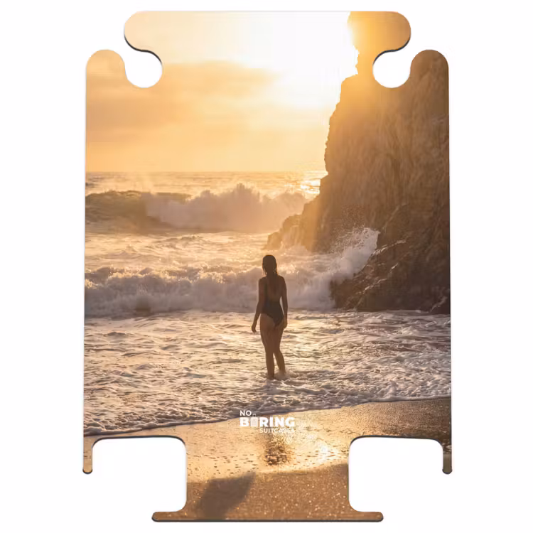 CaseSwap™ - Menschen – Ozean – Sonnenuntergang – Küste – Gold — 1