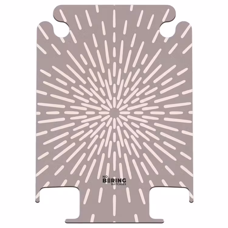 CaseSwap™ - Muster – Strahlen – Abstrakt – Modern – Grau — 1