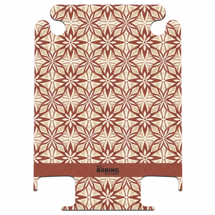 CaseSwap™ - Bordeauxrot – Geometrisch – Fliese – Muster — 1