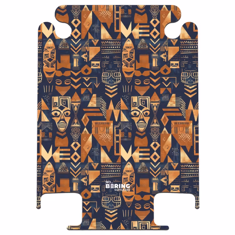 CaseSwap™ - Nachtblau – Kupfer – Tribal – Masken — 1