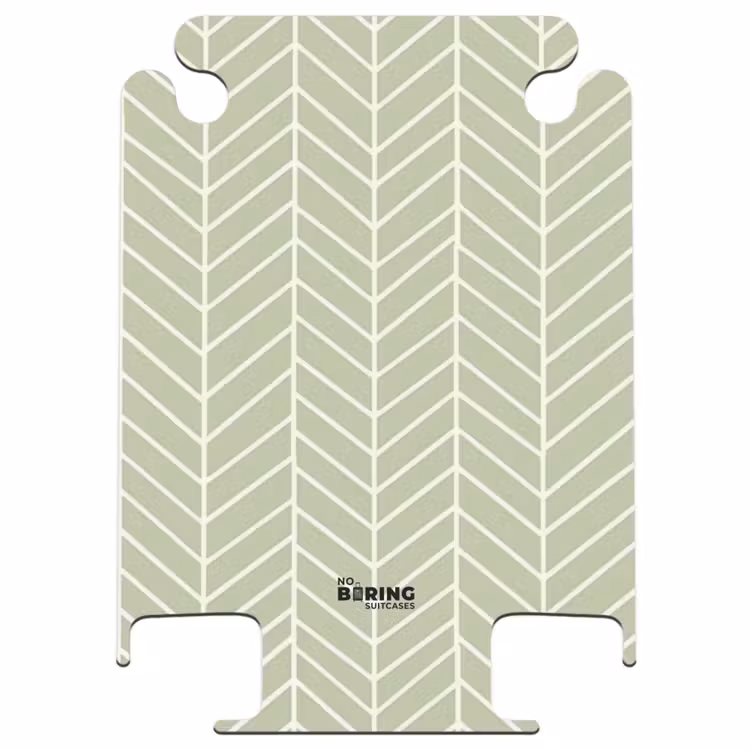 CaseSwap™ - Salbeigrün – Fischgrät – Geometrisch – Muster — 1