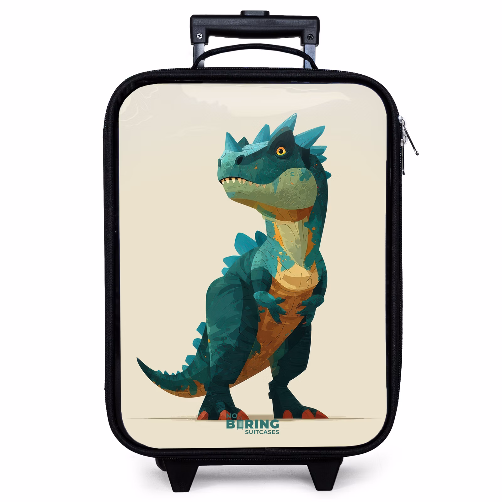 Kinderkoffer - Gehörnter Dino mit scharfen Blicken — 1