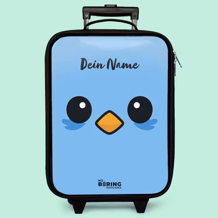 Kinderkoffer - Kawai - Vogel - Blau — 3