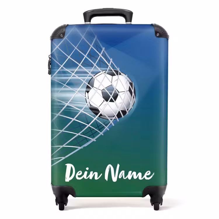 Koffer mit Name - Goalgetter blau — 1