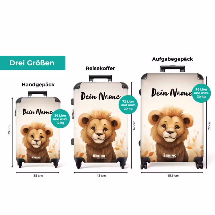 Koffer mit Name - Ludo-Löwe — 3