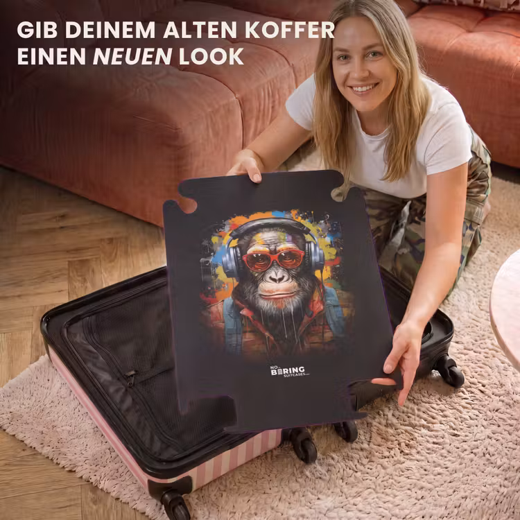 CaseSwap™ - Schimpanse mit Kopfhörern und Graffiti-Spray — 3