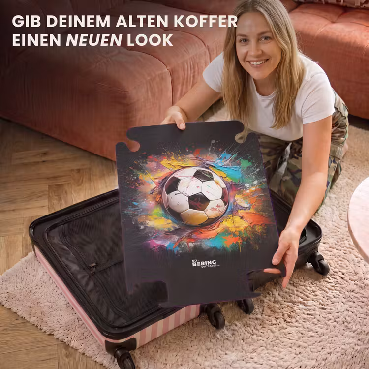 CaseSwap™ - Fußball umgeben von Farbklecksen — 3