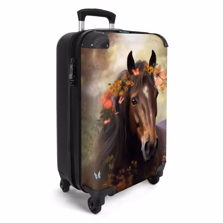 CaseSwap™ - Koffer - Pferd - Tiere - Blumen - Wald - Schmetterling — 2