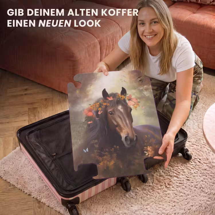 CaseSwap™ - Koffer - Pferd - Tiere - Blumen - Wald - Schmetterling — 3