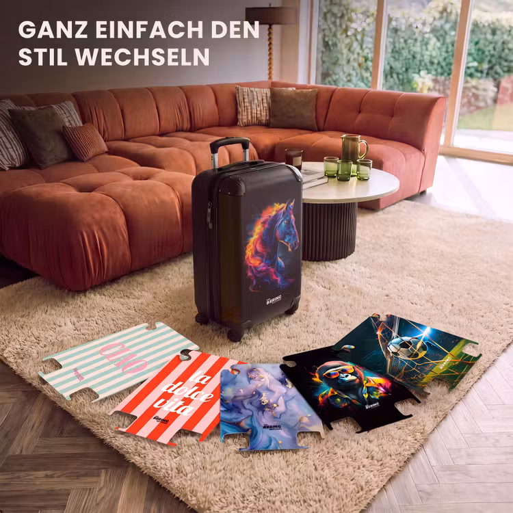 CaseSwap™ - Seitenansicht eines Pferdes mit einer feurigen Mähne — 5