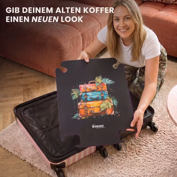 CaseSwap™ - Stapel von Koffern als Straßenkunst — 3