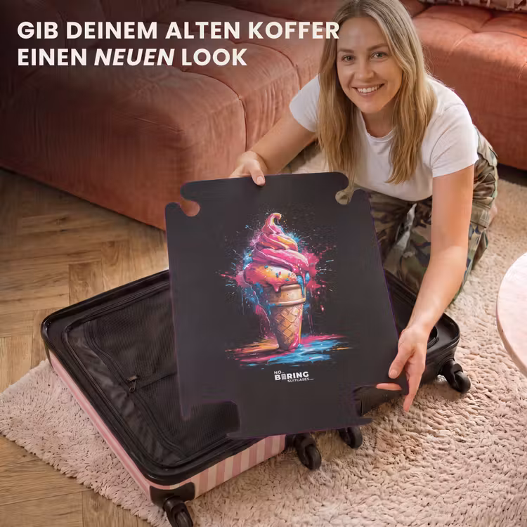 CaseSwap™ - Eiswaffel mit blauer und rosa Farbe — 3