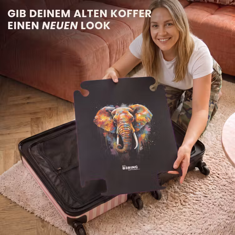 CaseSwap™ - Elefant mit bunten Spritzern verziert — 3