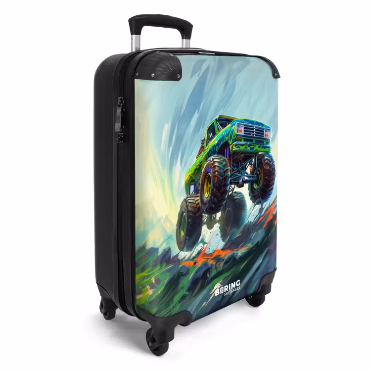 CaseSwap™ - Grüner Monstertruck mit Pinselstrichen — 2