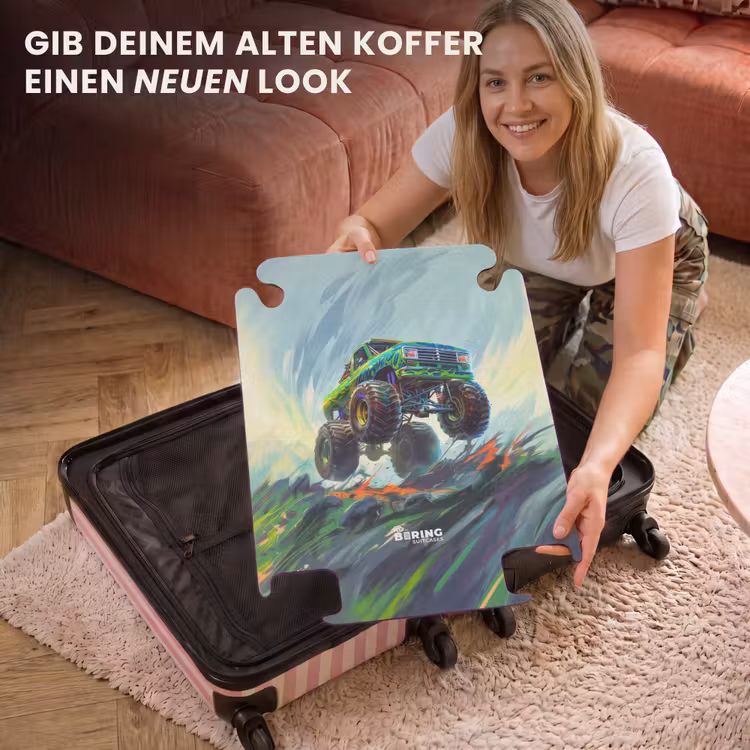 CaseSwap™ - Grüner Monstertruck mit Pinselstrichen — 3