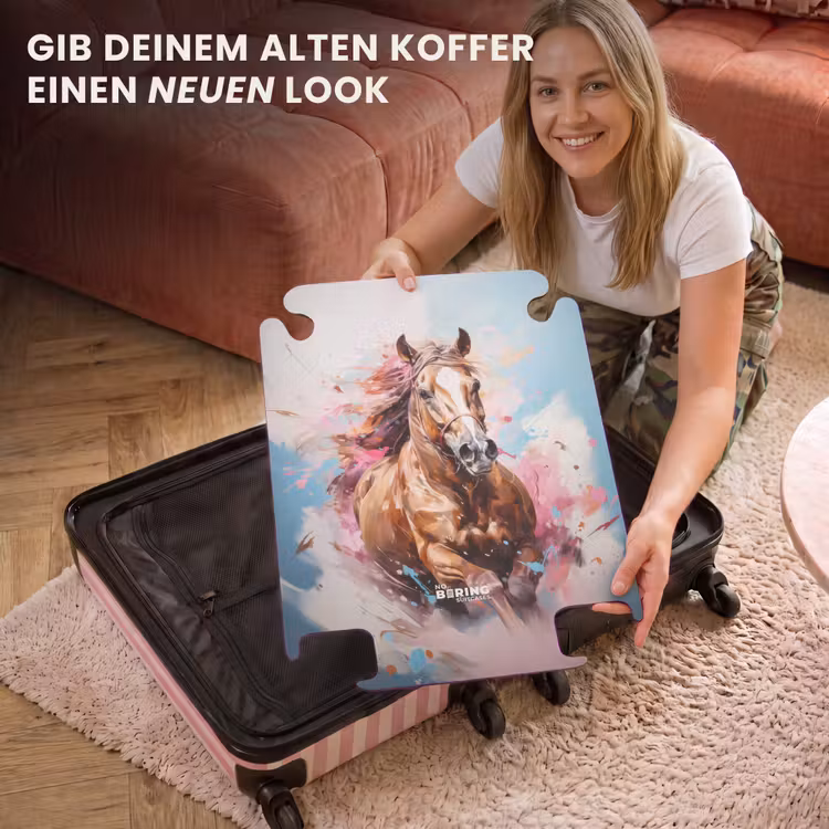 CaseSwap™ - Galoppierendes Pferd mit buntem Hintergrund — 3