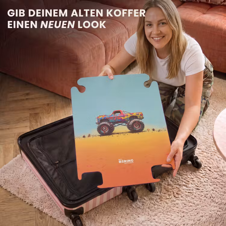 CaseSwap™ - Monstertruck mit Graffitidruck im Sand — 3
