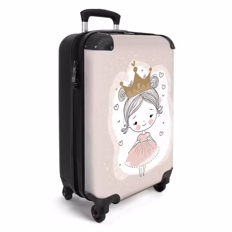 CaseSwap™ - Prinzessin auf farbigem Hintergrund mit Herzen — 2