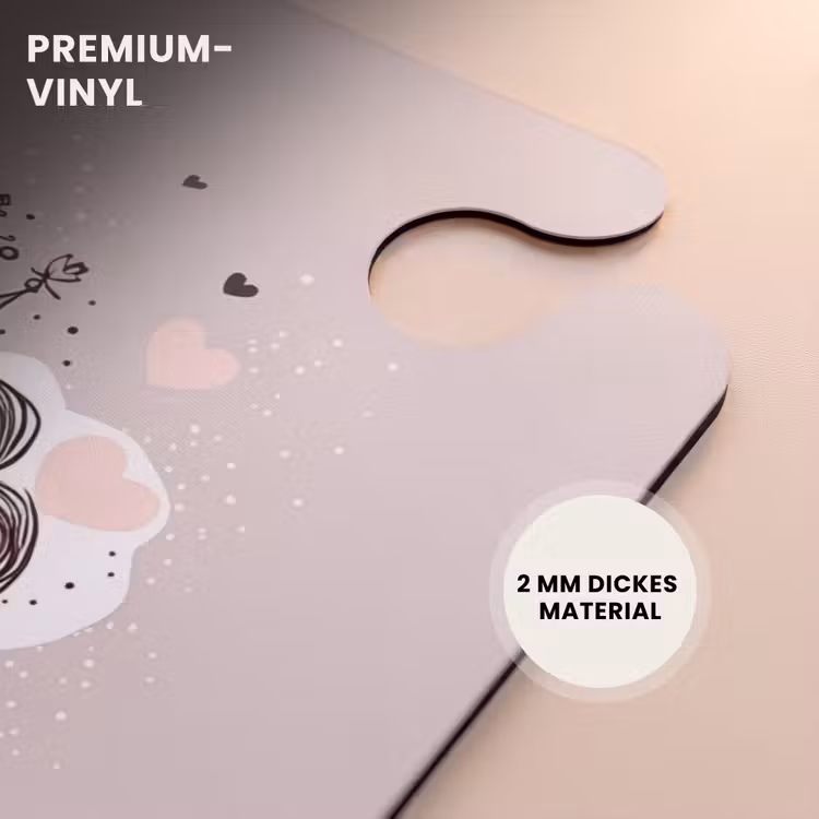 CaseSwap™ - Prinzessin auf farbigem Hintergrund mit rosa und schwarzen Herzen — 6