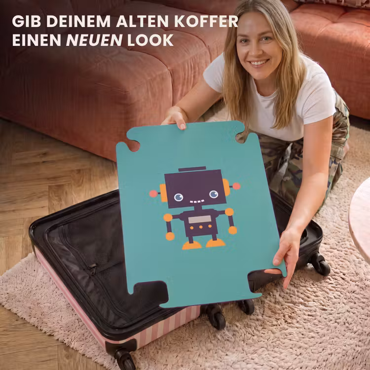 CaseSwap™ - Pixelroboter grün — 3