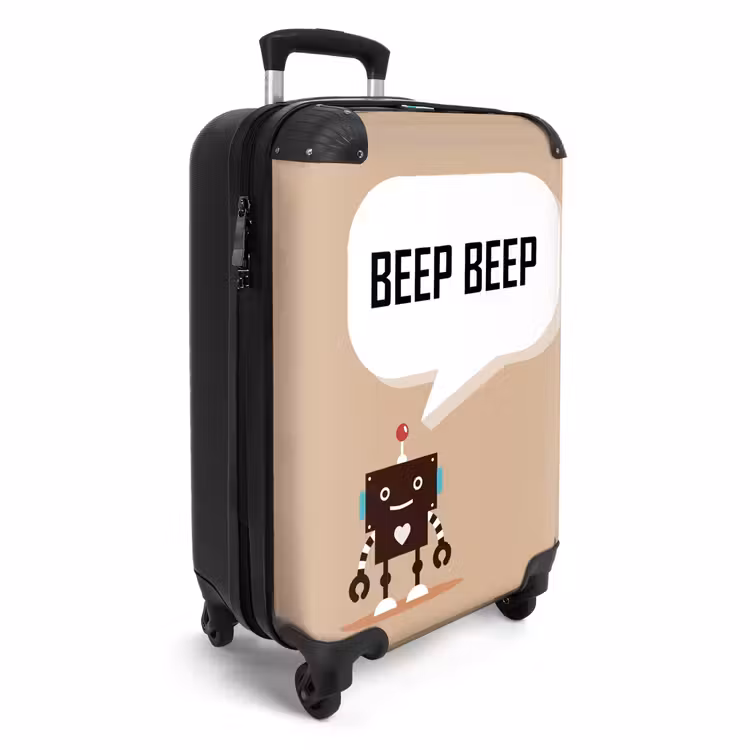 CaseSwap™ - Sprechender Roboter beige — 2